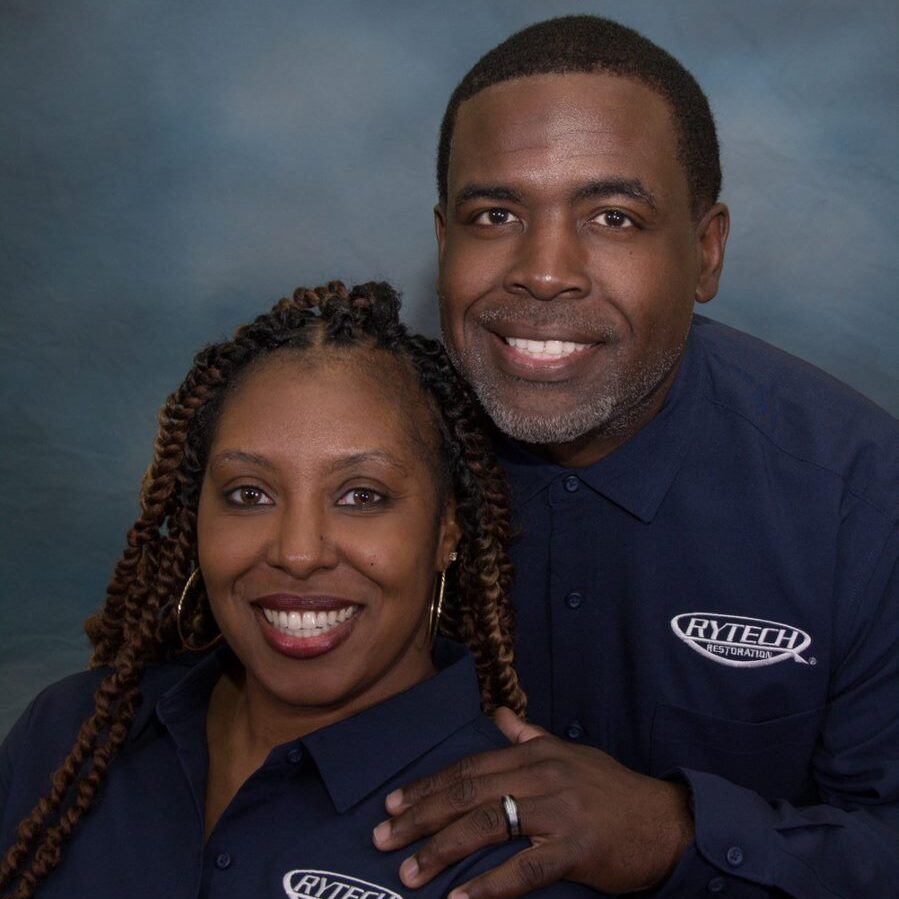 Michelle and Vincent Padgett, Owner of Rytech Restoration in Laurel MD